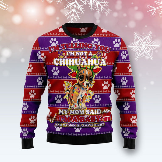 Chihuahua Baby Christmas T249 Ugly Christmas Sweater