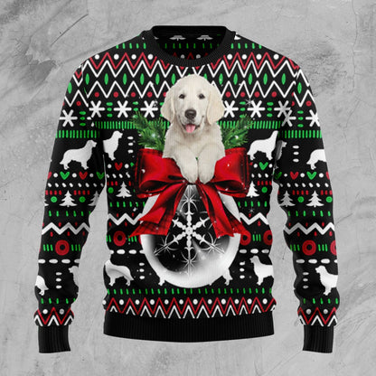 Golden Retriever Xmas Ball D2809 Ugly Christmas Sweater