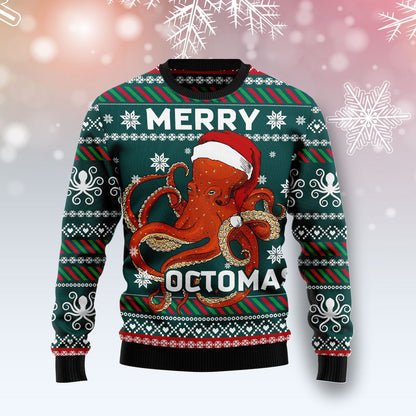 Merry Octomas TY289 Ugly Christmas Sweater