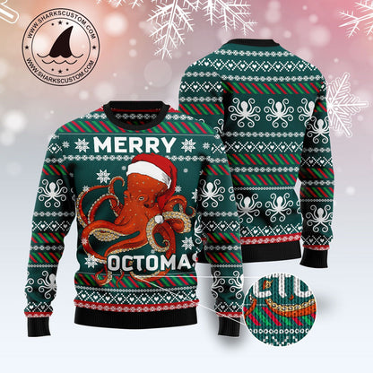 Merry Octomas TY289 Ugly Christmas Sweater