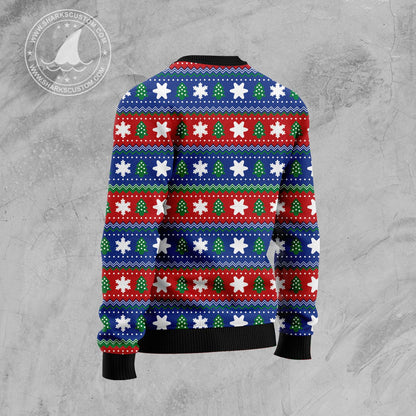 Home For Christmas Maine HT92402 Ugly Christmas Sweater