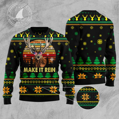 Make It Rein HT92506 Ugly Christmas Sweater