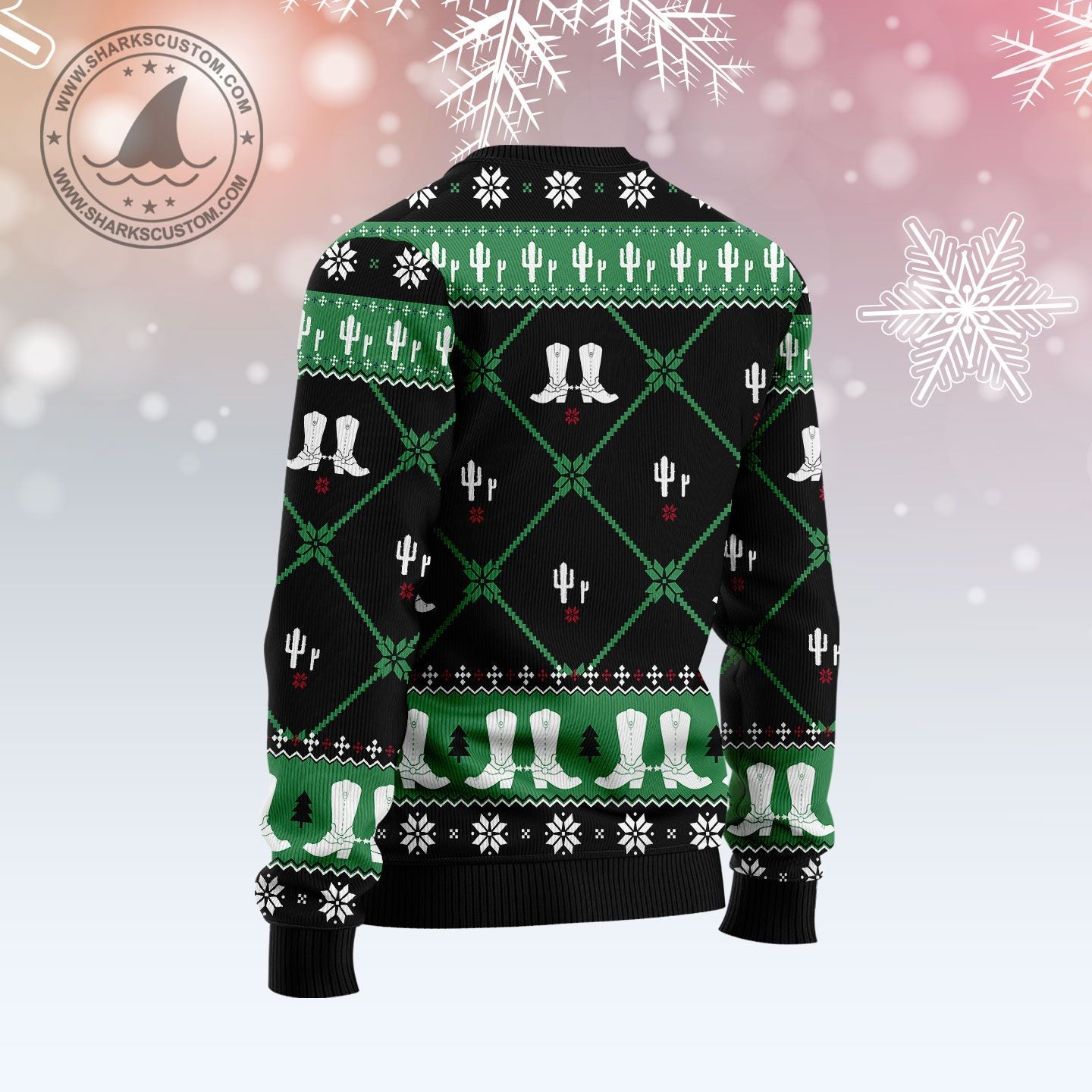 Texas USA Symbols Pattern T299 Ugly Christmas Sweater