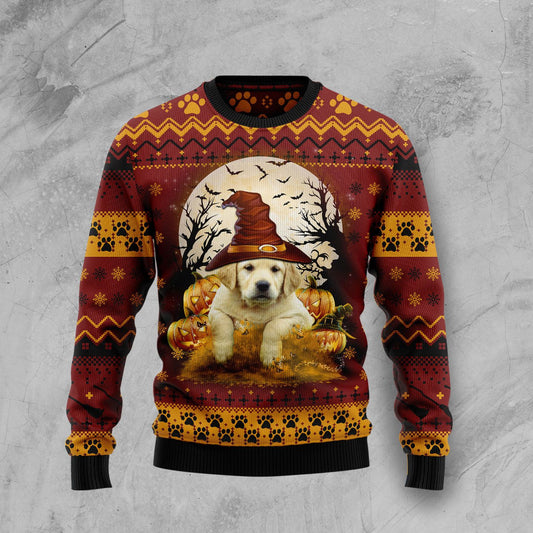 Golden Retriever Pumpkin T299 Halloween Sweater