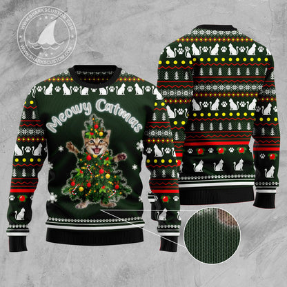 Meowy Catmas TY299 Ugly Christmas Sweater