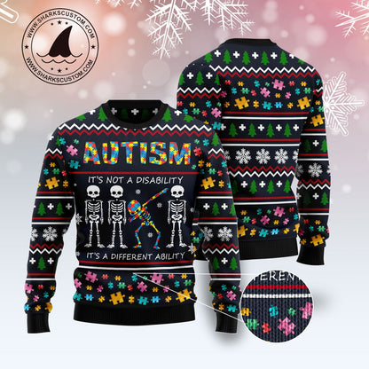 Autism Different TY299 Ugly Christmas Sweater