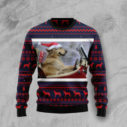 Labrador Retriever Ride HT92802 Ugly Christmas Sweater