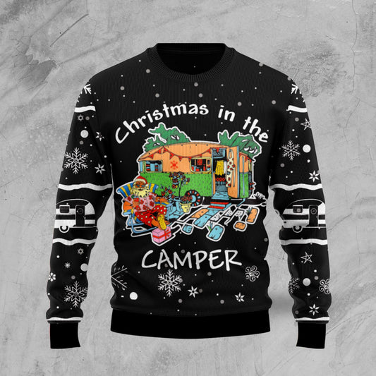 Santa Camping TY299 Ugly Christmas Sweater