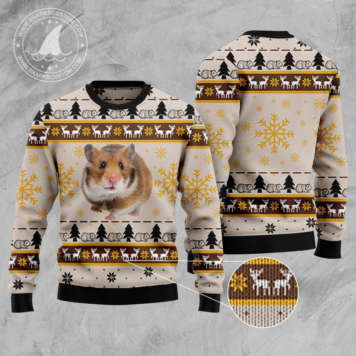 Hamster 2025 christmas sweater