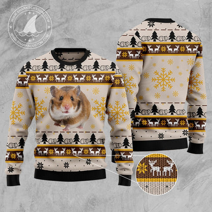 Hamster Cute D3009 Ugly Christmas Sweater