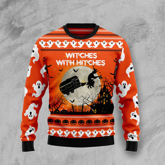 Caravan Witch T309 Halloween Sweater