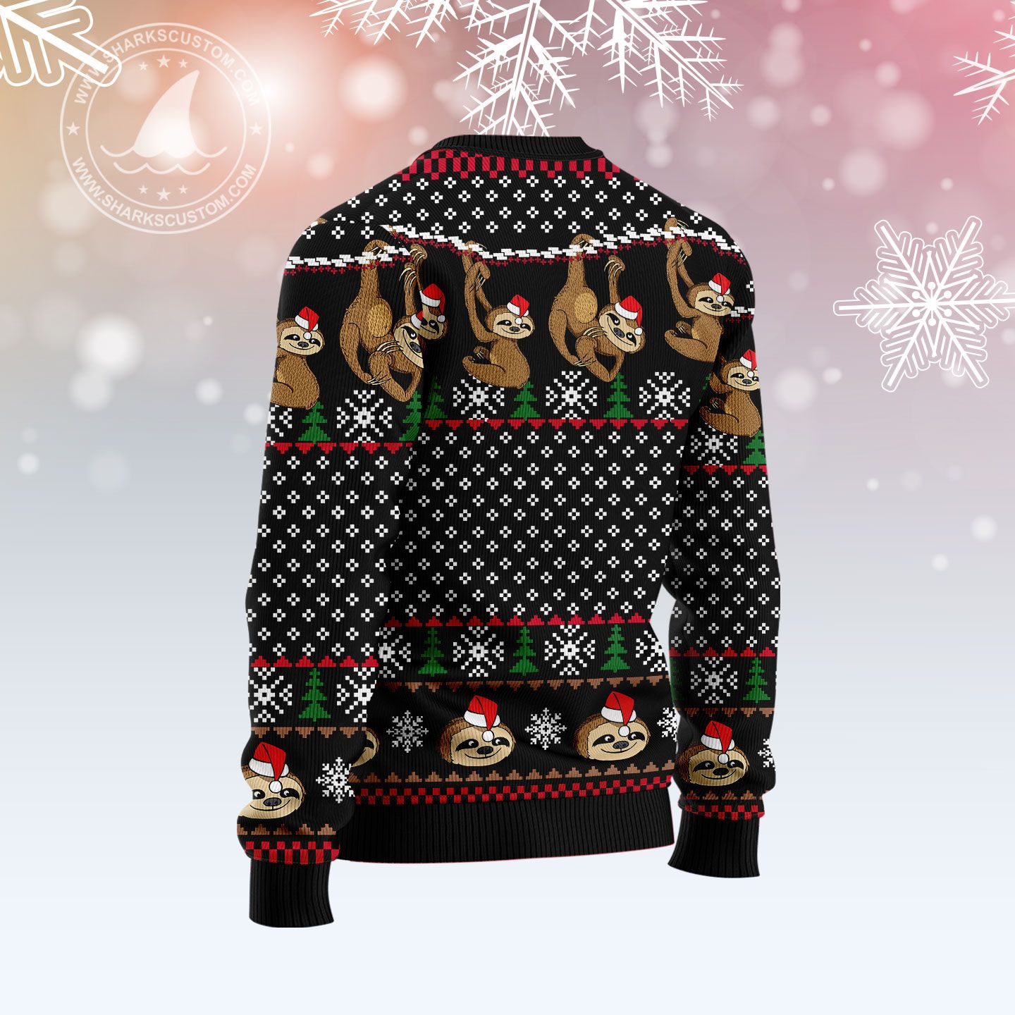 Merry Slothmas T309 Ugly Christmas Sweater