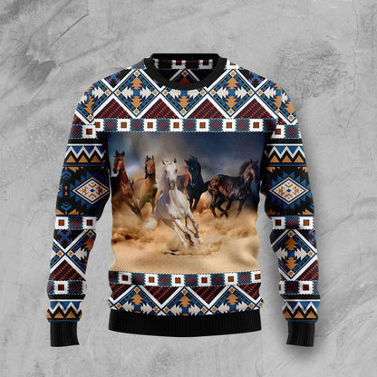 Beautiful Horses T309 Ugly Christmas Sweater