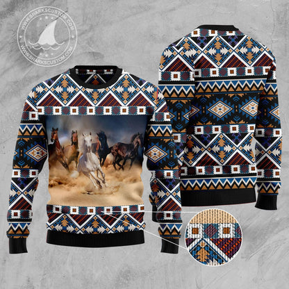 Beautiful Horses T309 Ugly Christmas Sweater