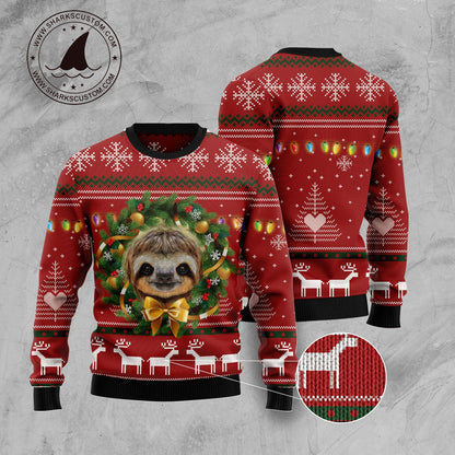 Merry Slothmas TG5101 Ugly Christmas Sweater