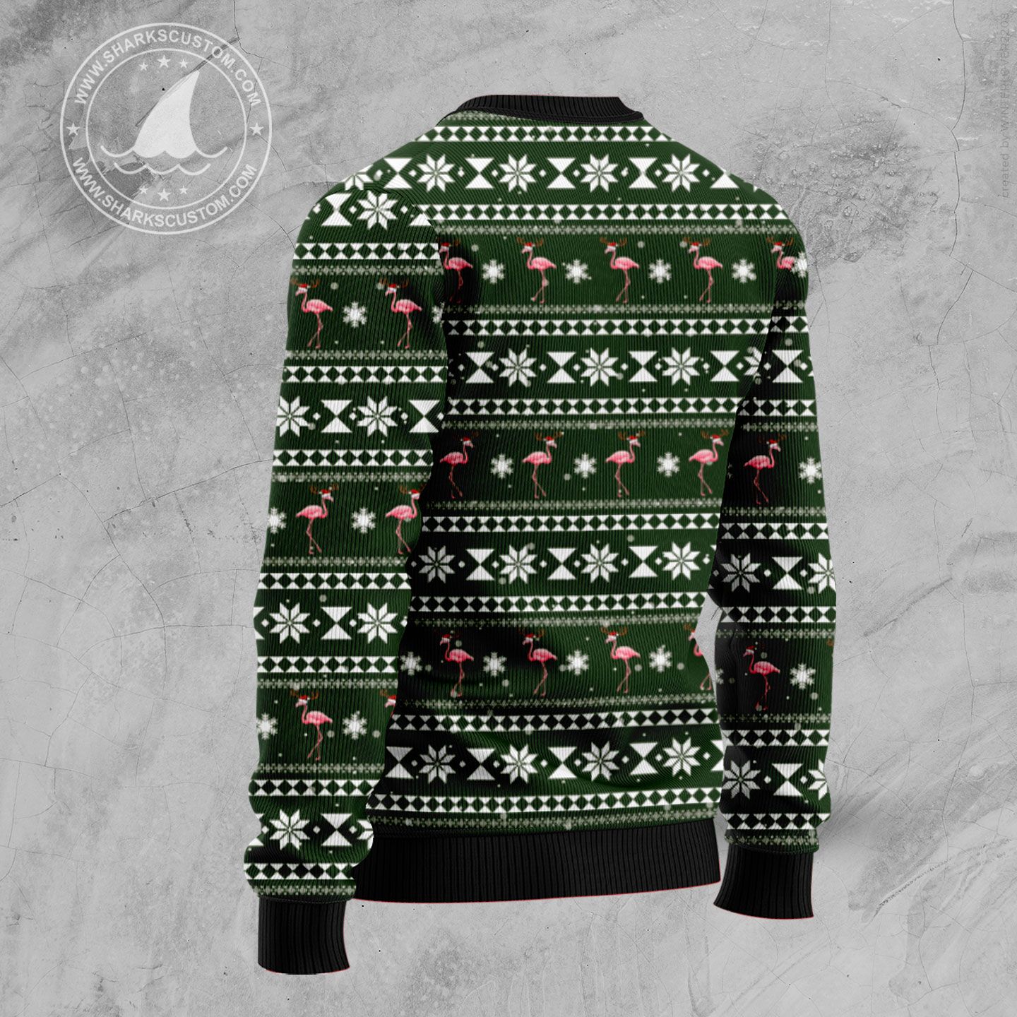 Merry Flockin Christmas TY110 Ugly Christmas Sweater