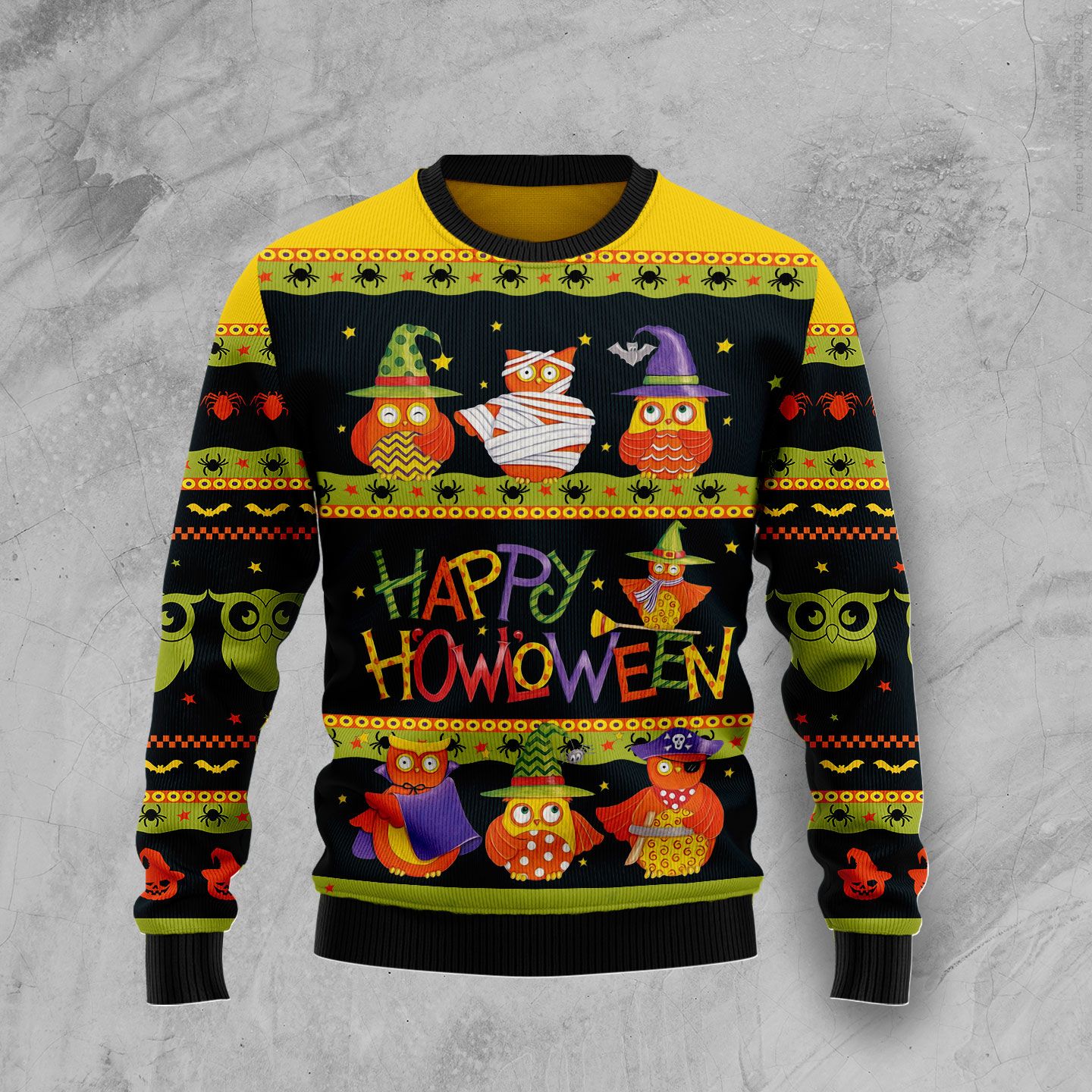 Owl Howloween T110 Halloween Sweater