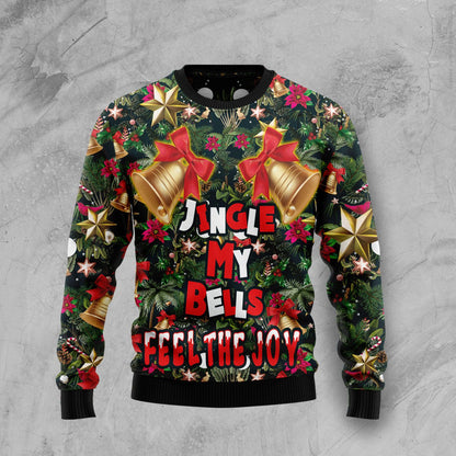 Jingle My Bells Feel The Joy HZ92810 Ugly Christmas Sweater