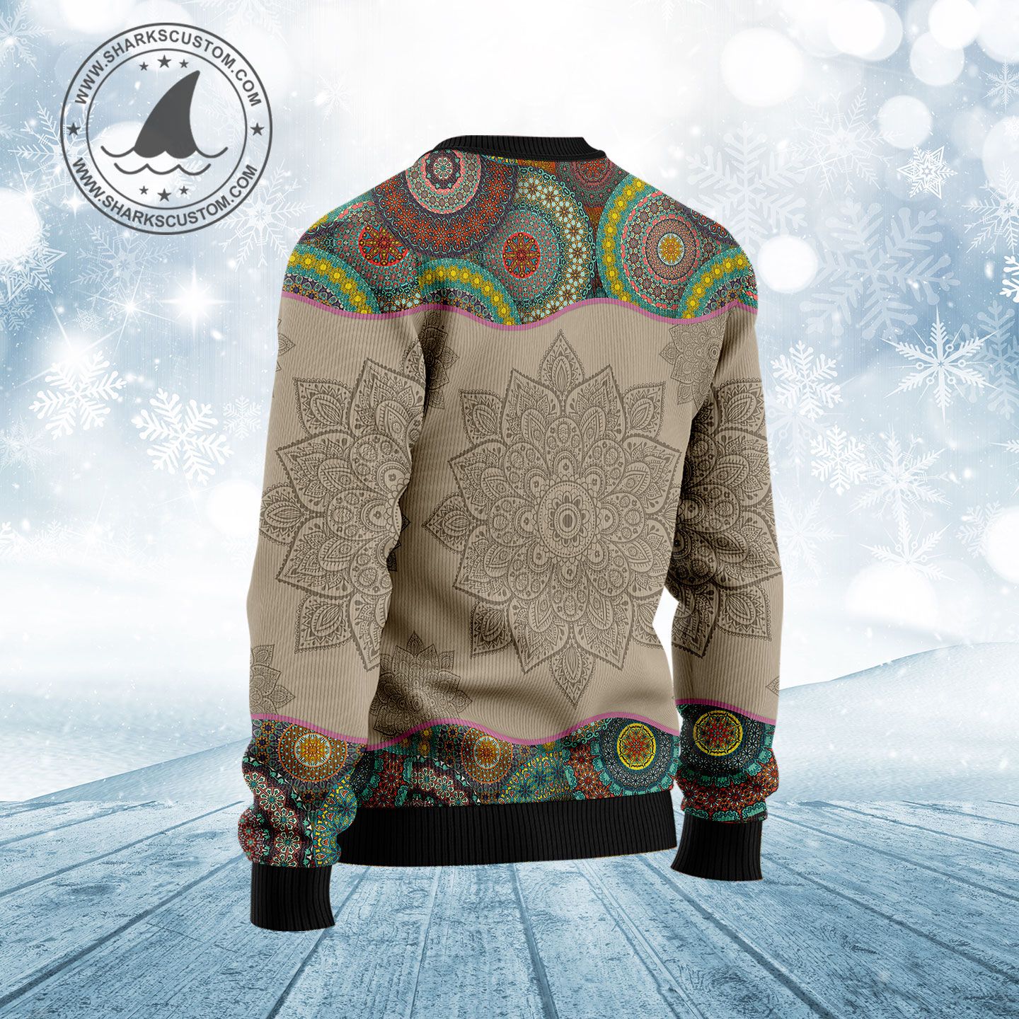 Awesome Minnesota Mandala H100132 Ugly Christmas Sweater