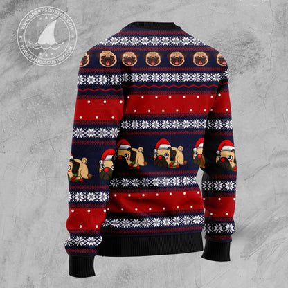 Pug Christmas Is Coming TY210 Ugly Christmas Sweater