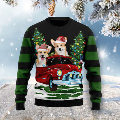 Merry Christmas Pembroke Welsh Corgi HZ100204 Ugly Christmas Sweater