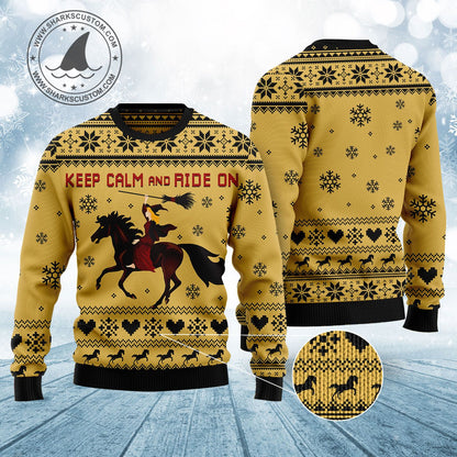 Horse Lover H100105 Ugly Halloween Sweater