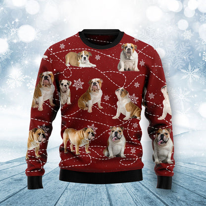 Bulldog Xmas HZ92505 Ugly Christmas Sweater