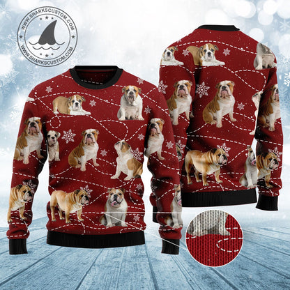 Bulldog Xmas HZ92505 Ugly Christmas Sweater