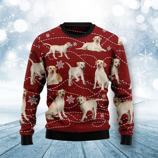 Labrador Retriever Xmas HZ92508 Ugly Christmas Sweater unisex womens & mens, couples matching, friends, funny family sweater gifts (plus size available)