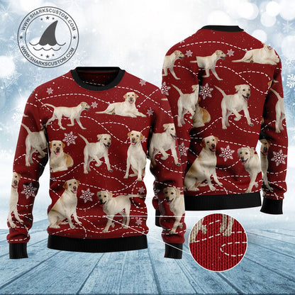 Labrador Retriever Xmas HZ92508 Ugly Christmas Sweater unisex womens & mens, couples matching, friends, funny family sweater gifts (plus size available)