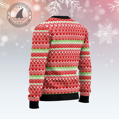 Llama Loves Christmas G5105 Ugly Christmas Sweater