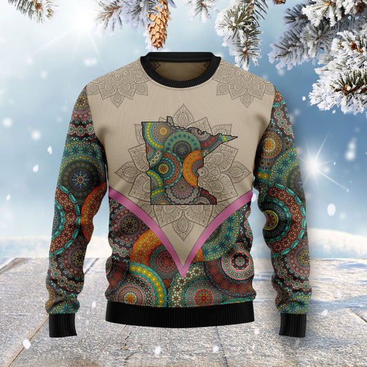 Mandala Minnesota Home HZ100501 Ugly Christmas Sweater