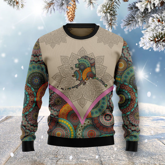Mandala Alaska Home HZ100503 Ugly Christmas Sweater
