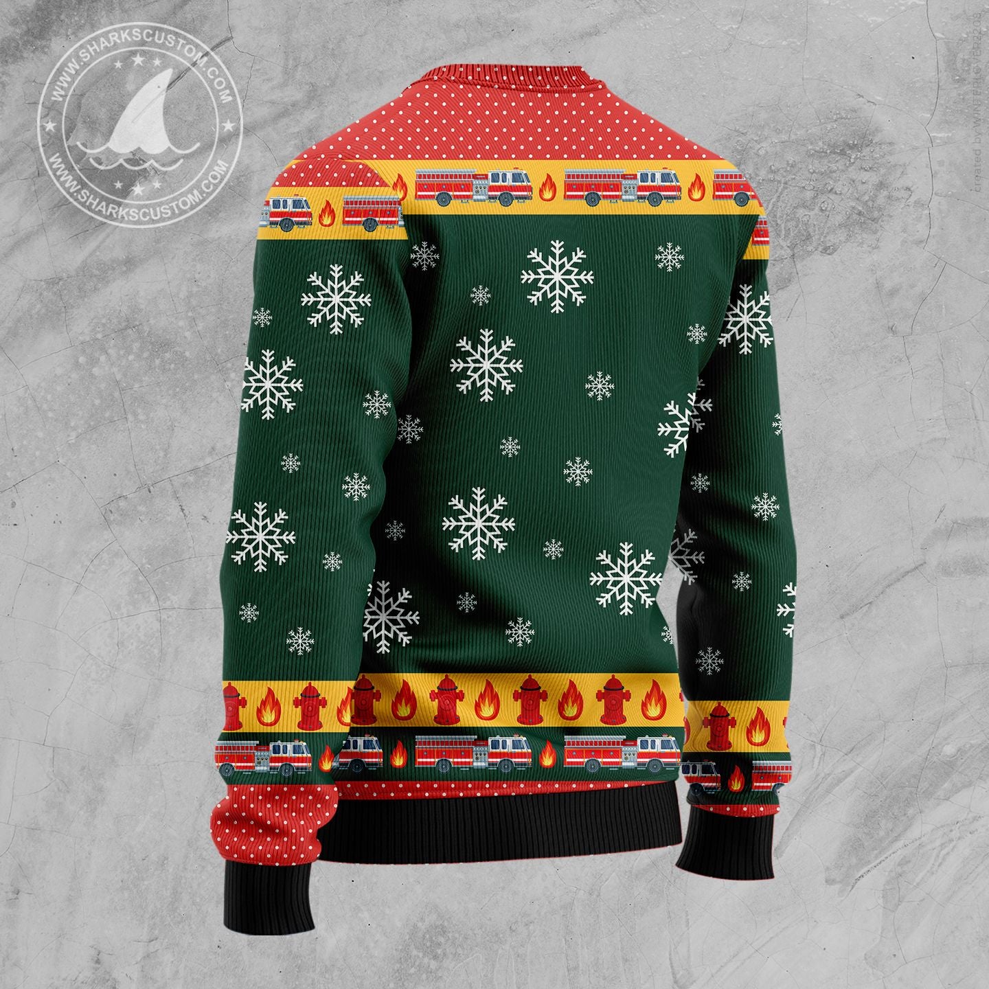 Firefighter Xmas D0610 Ugly Christmas Sweater
