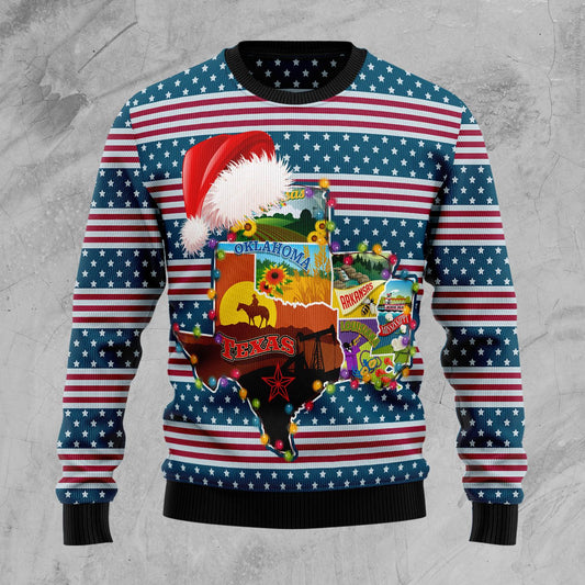 Texas Xmas D0610 Ugly Christmas Sweater
