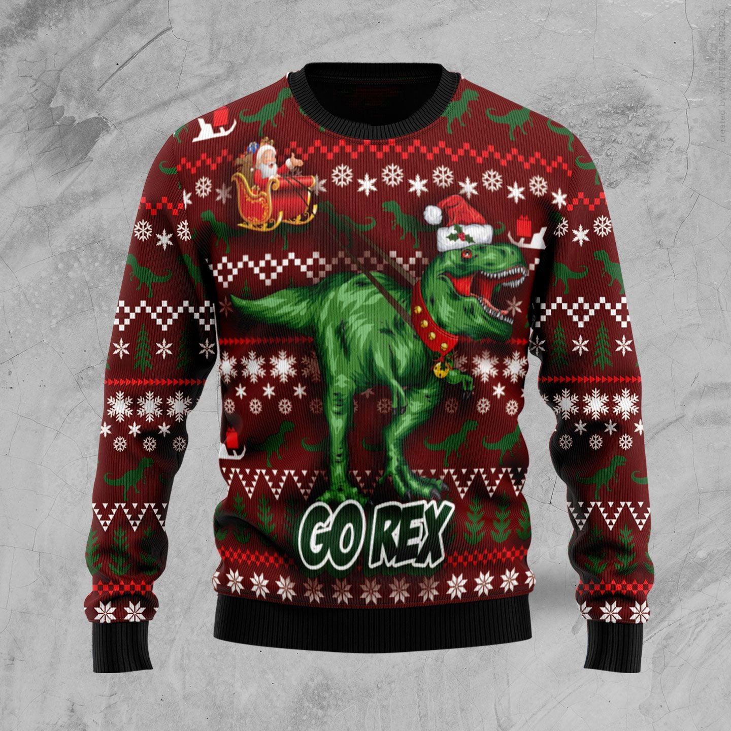 Go Rex TY610 Ugly Christmas Sweater