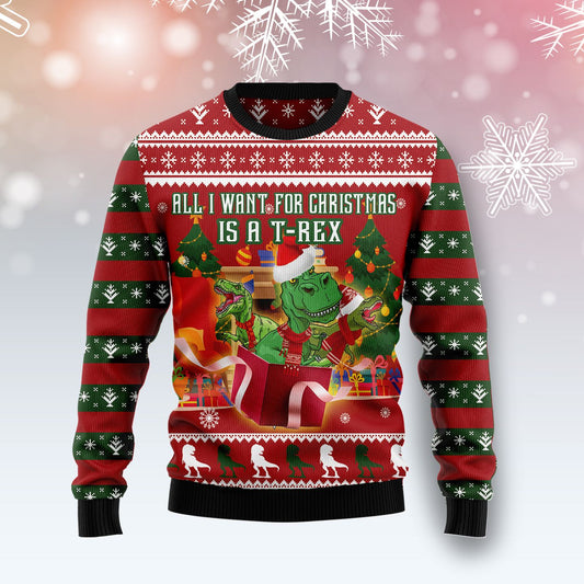 T-rex Christmas's Gift TG5106 Ugly Christmas Sweater