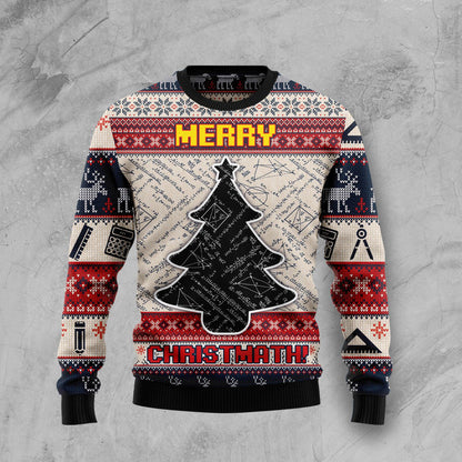 Merry Christmath HT100207 Ugly Christmas Sweater unisex womens & mens, couples matching, friends, funny family sweater gifts (plus size available)