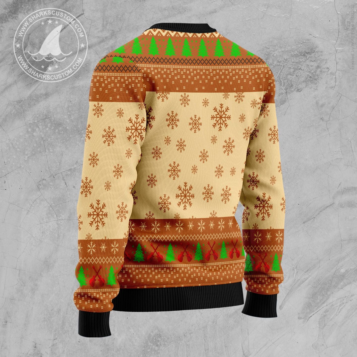 Guitar Xmas D0710 Ugly Christmas Sweater