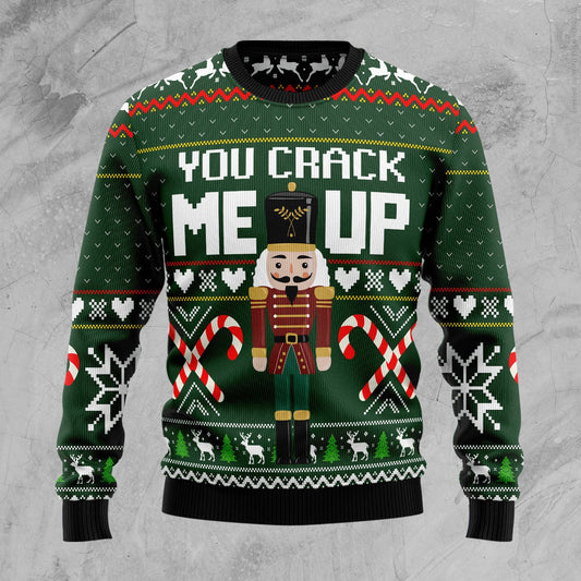 You Crack Me Up Nutcracker D0710 Ugly Christmas Sweater