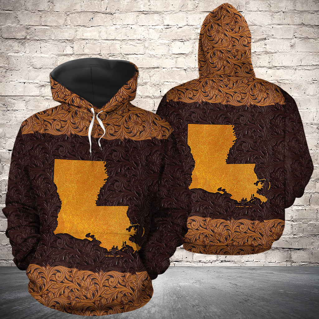 Awesome Louisiana HZ121614 unisex womens & mens, couples matching, friends, funny family sublimation 3D hoodie christmas holiday gifts (plus size available)