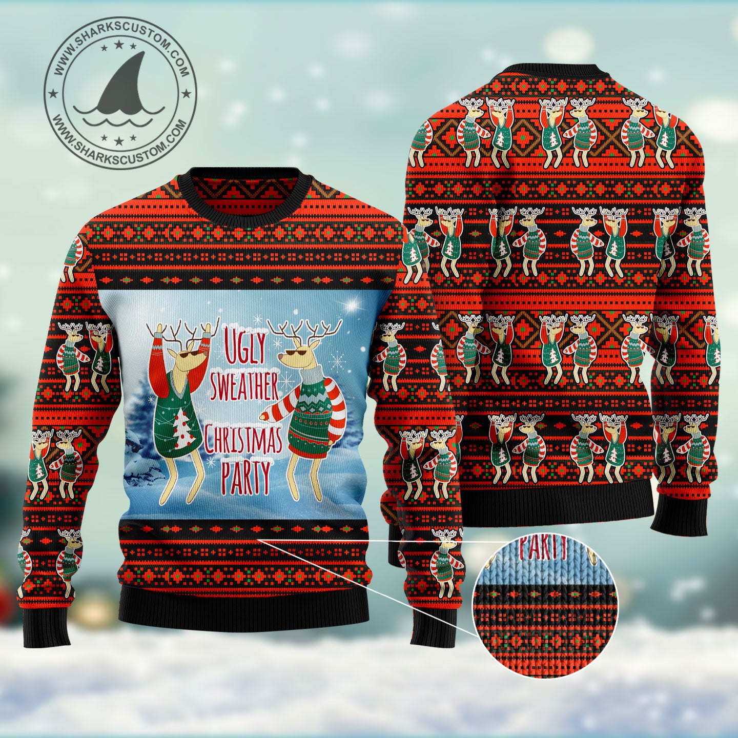 Christmas Party HT102207 Ugly Christmas Sweater