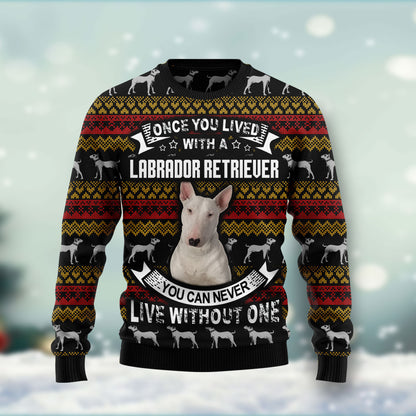 Bull Terrier HT071203 Ugly Christmas Sweater unisex womens & mens, couples matching, friends, funny family ugly christmas holiday sweater gifts (plus size available)