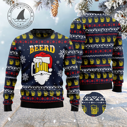 Santa Beerd HZ101520 Ugly Christmas Sweater