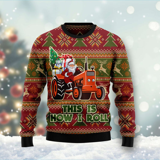 This Is How I Roll HT101305 Ugly Christmas Sweater