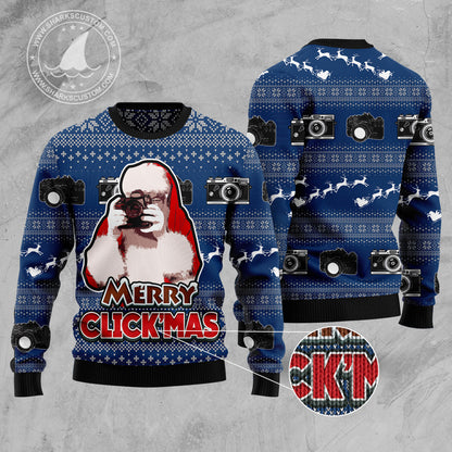 Merry Clickmas HT100911 Ugly Christmas Sweater