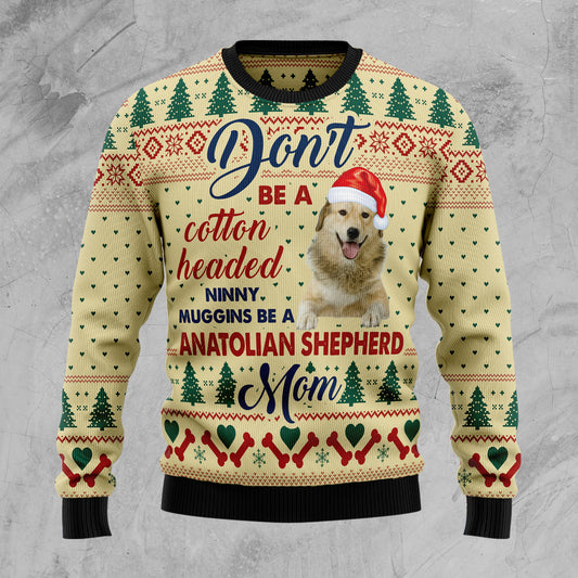 Anatolian Shepherd Mom D2610 Ugly Christmas Sweater