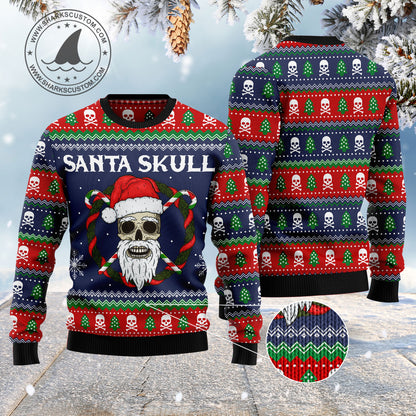 Santa Skull HZ101906 Ugly Christmas Sweater