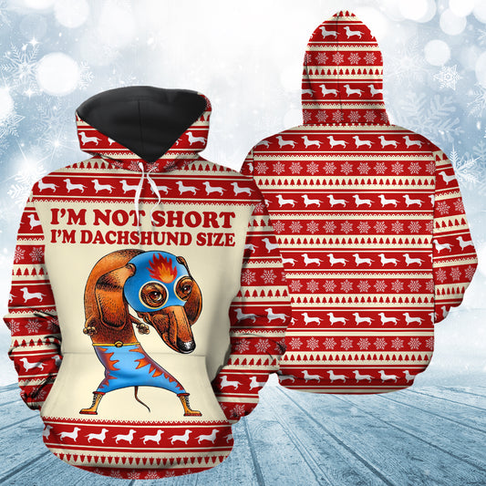 I’m Not Short I’m Dachshund Size H112004 - All Over Print Unisex Hoodie