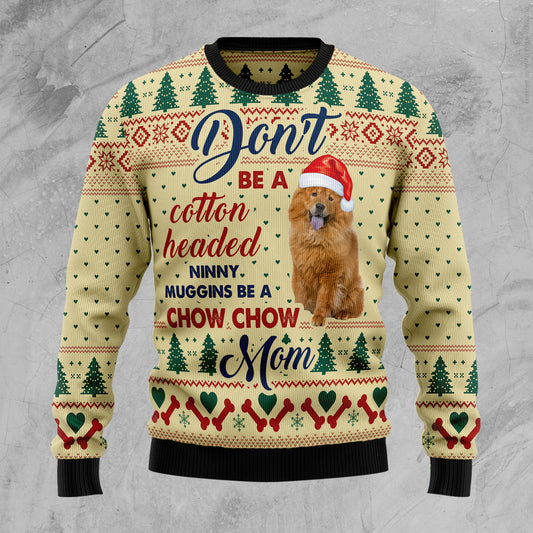 Chow Chow Mom D2610 Ugly Christmas Sweater